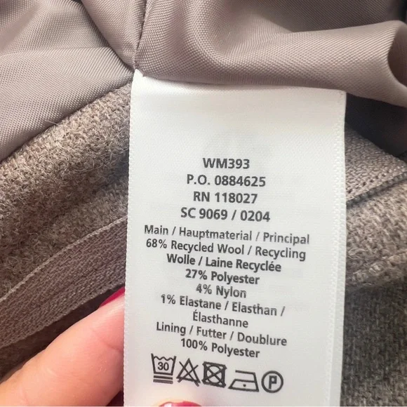 Boden Brown Wool Blend Preppy Elevated Basic Classic Career Pants Women’s Sz 14 - Picture 10 of 11